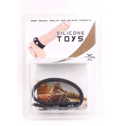 Kiotos Cockring en silicone Wide 3 pressions 20mm